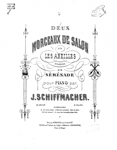 Schiffmacher - Sérénade - Piano Score - Score