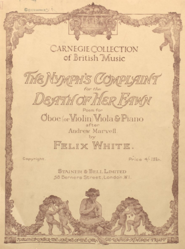 White - The Nymph's Complaint for the Death of her Fawn