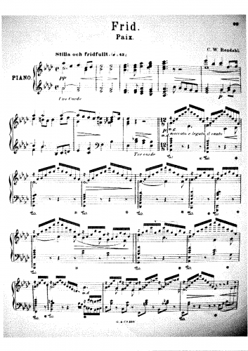 Rendahl - Frid - complete piano score