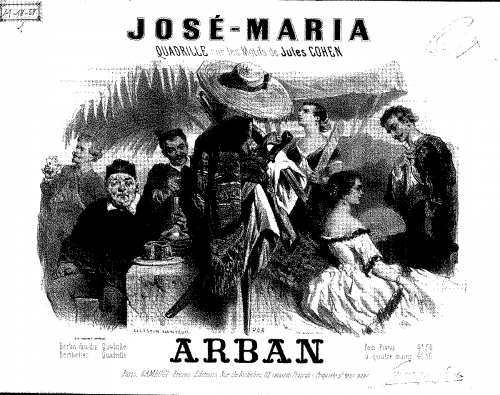 Arban - Quadrille sur 'José-Maria' - Score