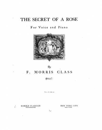 Class - The Secret of a Rose - Score