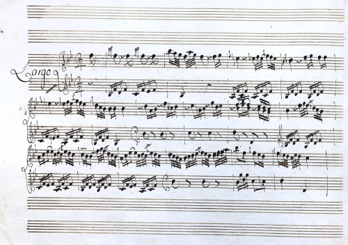 Ferretti - Harpsichord Sonata in B-flat major - Score