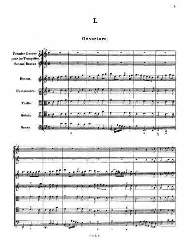 Toeschi - 3 Quartets and 3 Quintets, Op. 3 - Scores and Parts - 6. Flute Quintet in F major