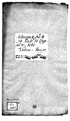 Van der Perre - Violin Sonata in A minor - Score