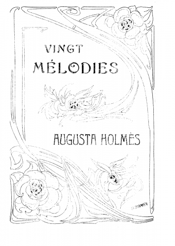 Holmès - Vingt mélodies - Score