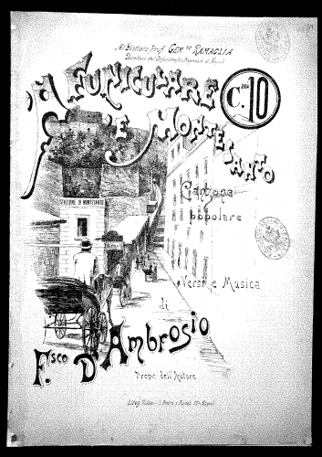 D'Ambrosio - 'A funiculare 'e Montesanto - complete score