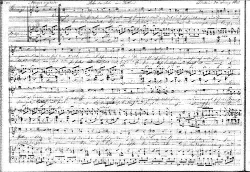 Gerson - Sehnsucht von Göthe - Score