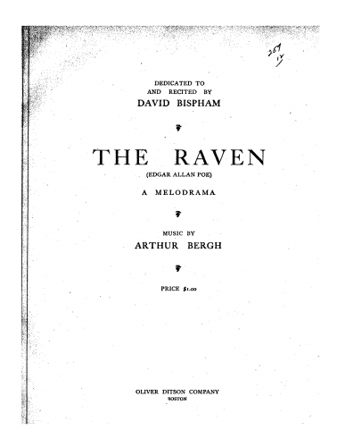 Bergh - The Raven - Score