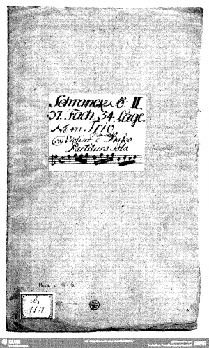 Anonymous - Trio Sonata in G major - Score