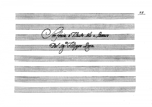 Rosa - Recorder Sonata in F major - Score