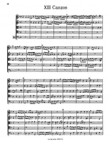 Peuerl - Canzona 1 - Scores and Parts - Score