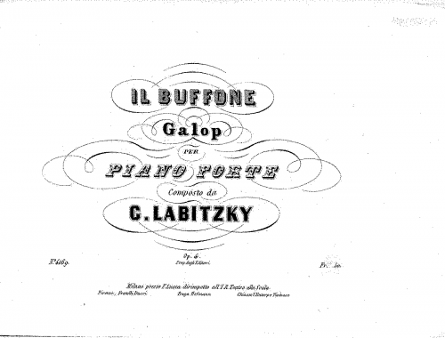 Labitzky - Springsfeld-Galopps - For Piano solo - Score