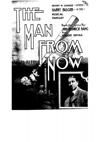 Klein - The Man from Now - Vocal Score - Score