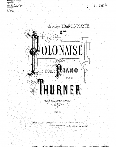 Thurner - Polonaise No. 2 - Scores - Score