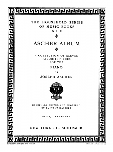 Ascher - La cascade de roses - Score