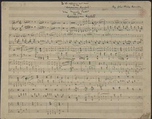 Sousa - Corcoran Cadets - For Piano solo (Sousa) - Incomplete Score