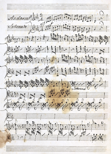 Paisiello - Nina, ossia la pazza per amore - Come ahime partir degg'io For Harp solo (Marcucci) - Score