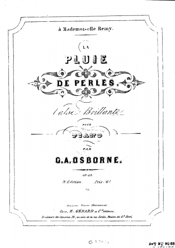 Osborne - Lluvia de perlas - Piano Score - Score