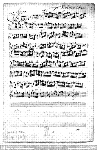 Pisendel - Violin Concerto in E minor - Score