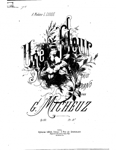 Micheuz - Une fleur - Score