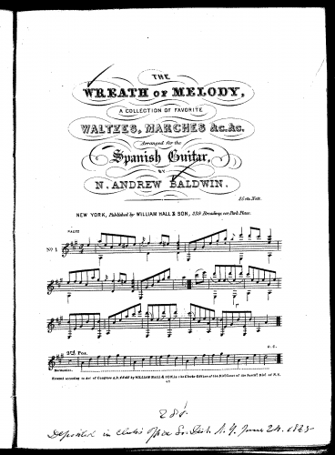 Baldwin - The Wreath of Melody - Score