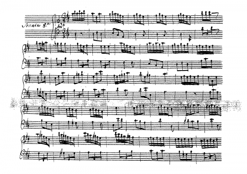Sarro - Recorder Sonata in D major - Score