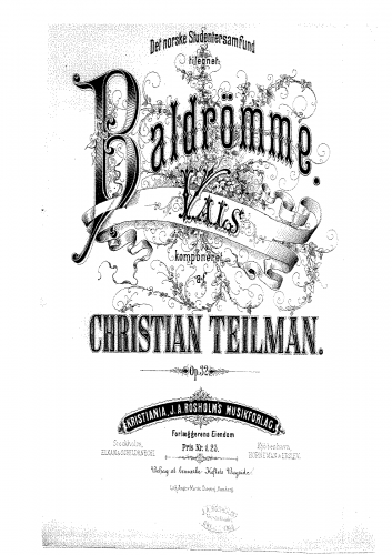 Teilman - Baldrømme - Score