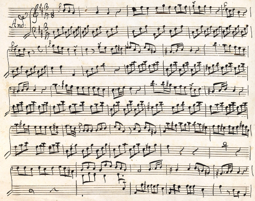 Anonymous - Harpsichord Sonata in D major - Score