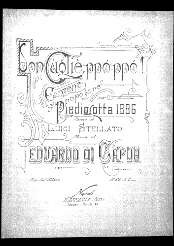 Di Capua - Don Gugliè, ppò-ppò!.. - complete score