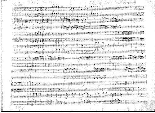 Rosetti - Divertimento in E-flat major - Score