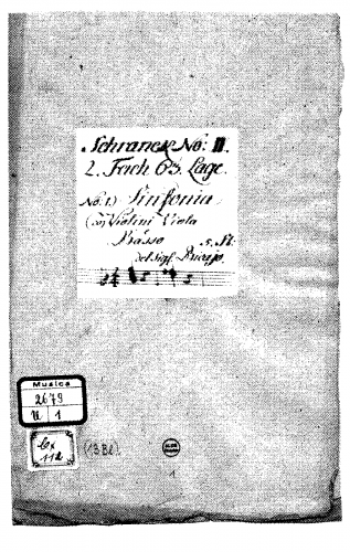 Bicajo - Concerto in G minor - Scores and Parts - Score