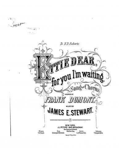 Stewart - Ettie Dear - Score