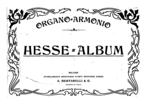 Hesse - Composizioni per organo od armonio - Score