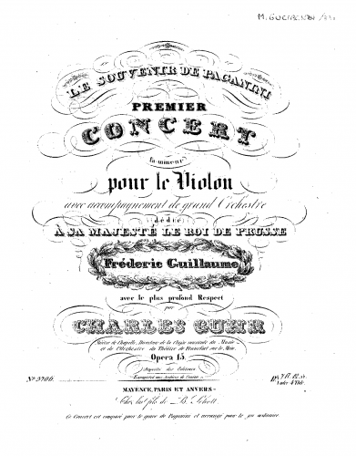 Guhr - Violin Concerto No. 1 - Violin Solo