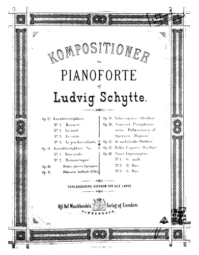 Schytte - Polonaise brillante - Score