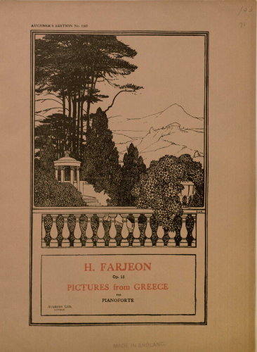 Farjeon - Pictures from Greece - Score