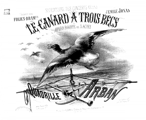 Arban - Quadrille sur 'Le canard à trois becs' - Score