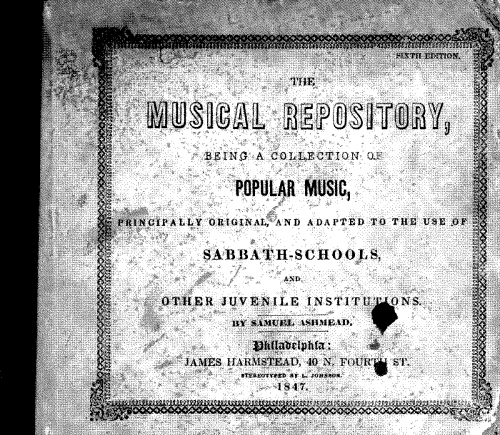 Ashmead - The Musical Repository - Score