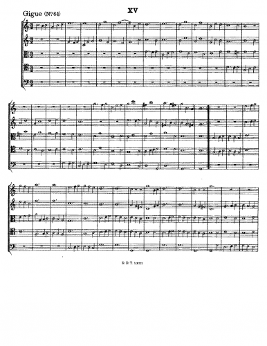 Pezel - Fünff-stimmigte blasende Music, No. 64 - Score