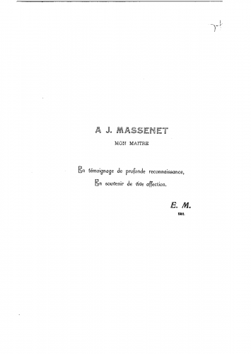 Moret - L'île heureuse - Vocal Score - Score