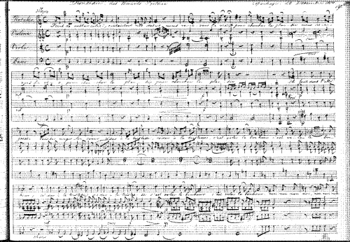 Gerson - Rondeau des Amants Prothée - Score