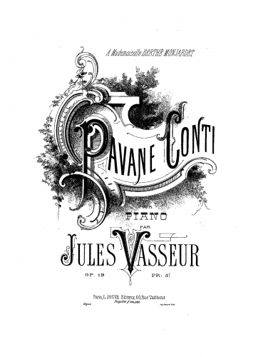 Vasseur - Pavane-Conti - Score