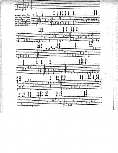 Terzi - Chi farà fede al ciel - Score