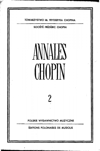 Chopin - Canon  in F minor - Score