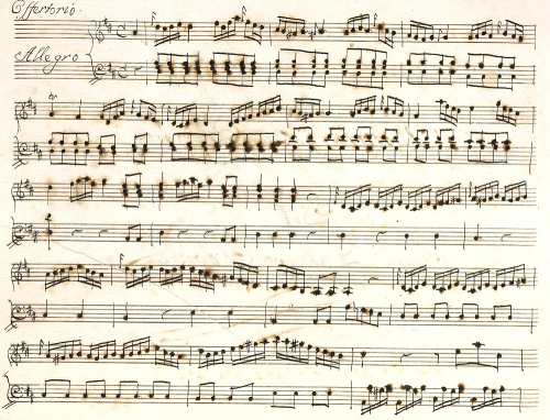 Sborgi - Organ Sonata, RicS 86a - Score