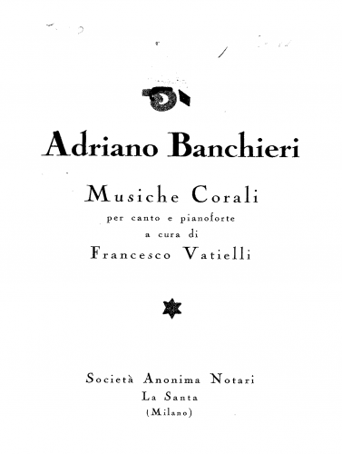 Banchieri - Musiche Corali - Complete Book