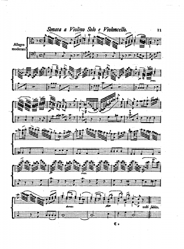 Reichardt - Violin Sonata in F major - Score