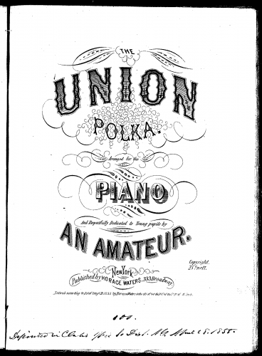 Anonymous - The Union Polka - Compleete score