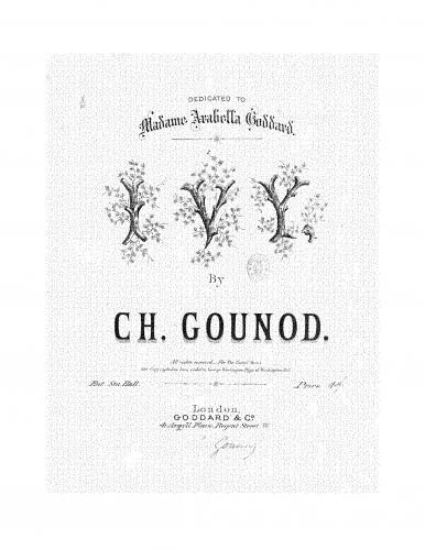 Gounod - Ivy (Le lierre) - Score