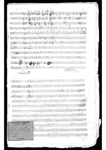 Braga - Fantasia sull'opera La sonnambula del Bellini - Score
